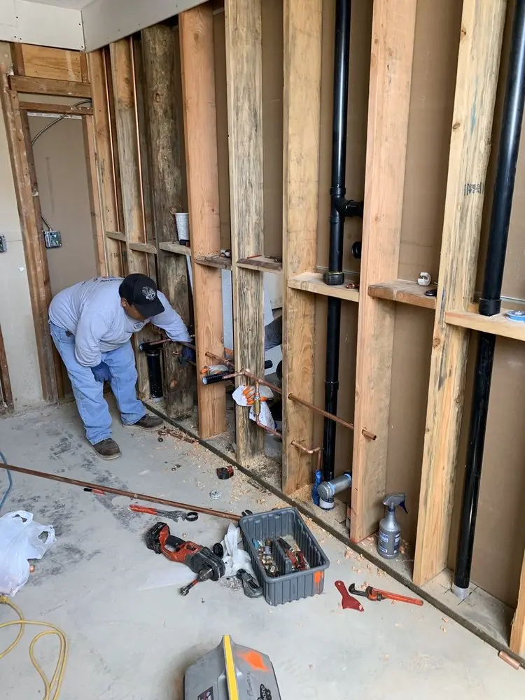 Commercial rough-in plumbing for Gas Line Repair in Belmont Hills